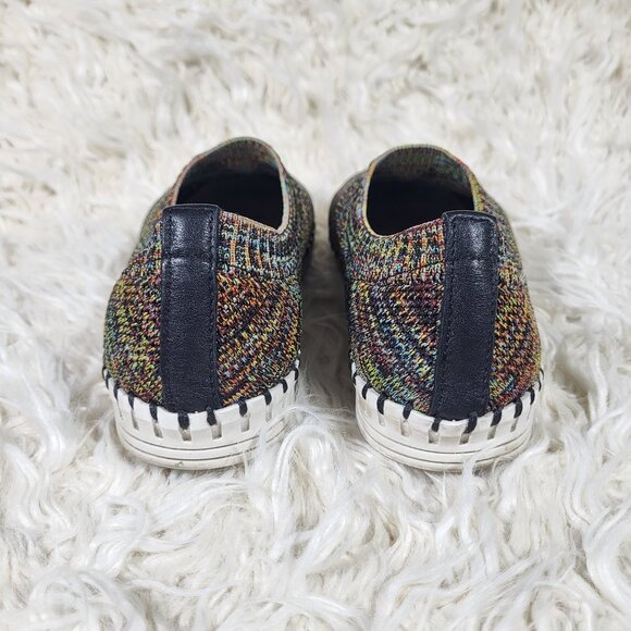 ERIC MICHAEL Lucy Tan Mosaic Slip On Size 37 EU / 6.5 - 7 US - Picture 5 of 9